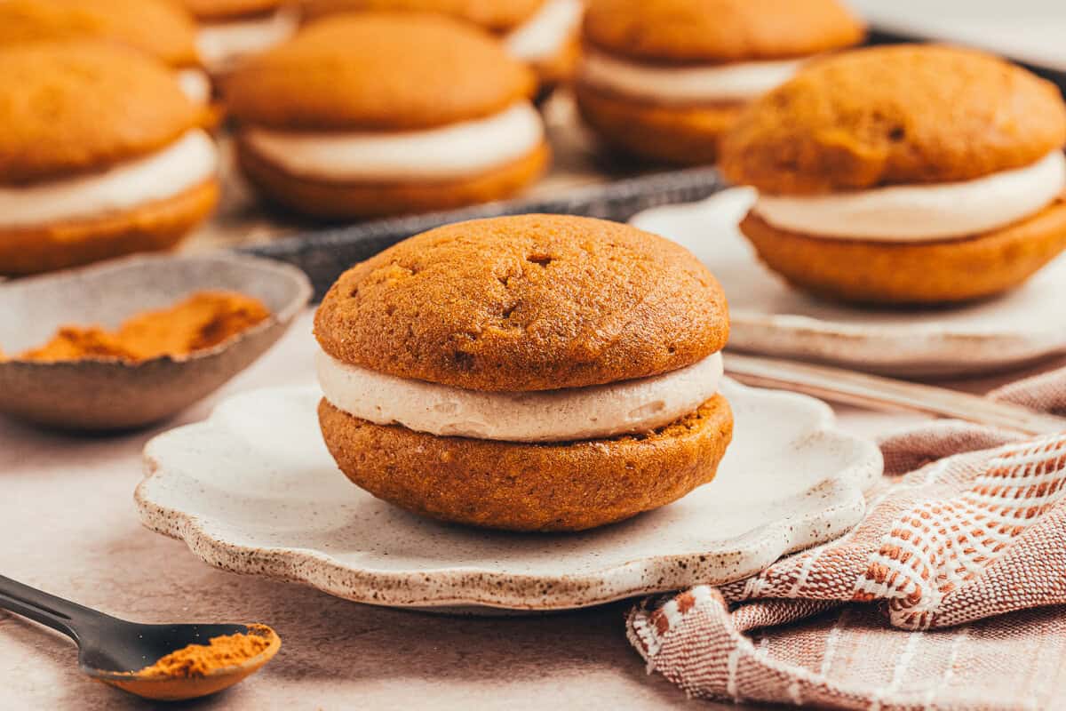 Beyond Cookies: Decadent Pumpkin Whoopie Pies with Creamy Tang